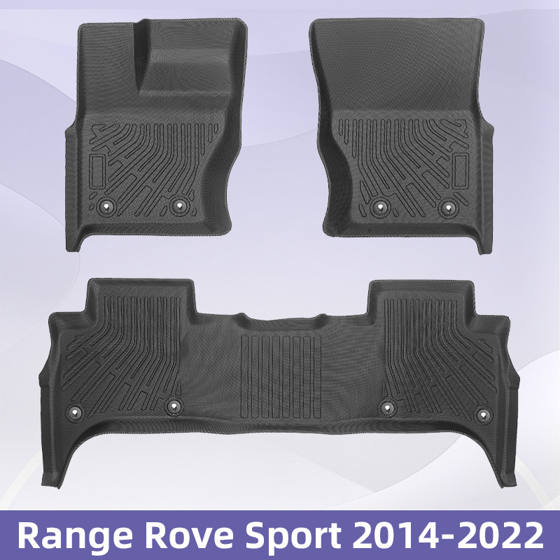 Para Range Rove sport 2014 - 2022 3D TPE para todo el tiempo Cojín de pie Cojín de maletero
