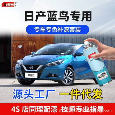 Nissan Bluebird Moonlight Silver Flame Red Car Paint Scratch Repair Interstellar Blue Cyclone Orange Special Self-Applying Paint