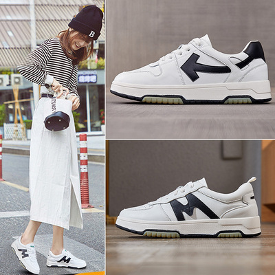 小白鞋女2021春季新款透气时尚百搭情侣板鞋男韩版潮流运动休闲鞋|ru