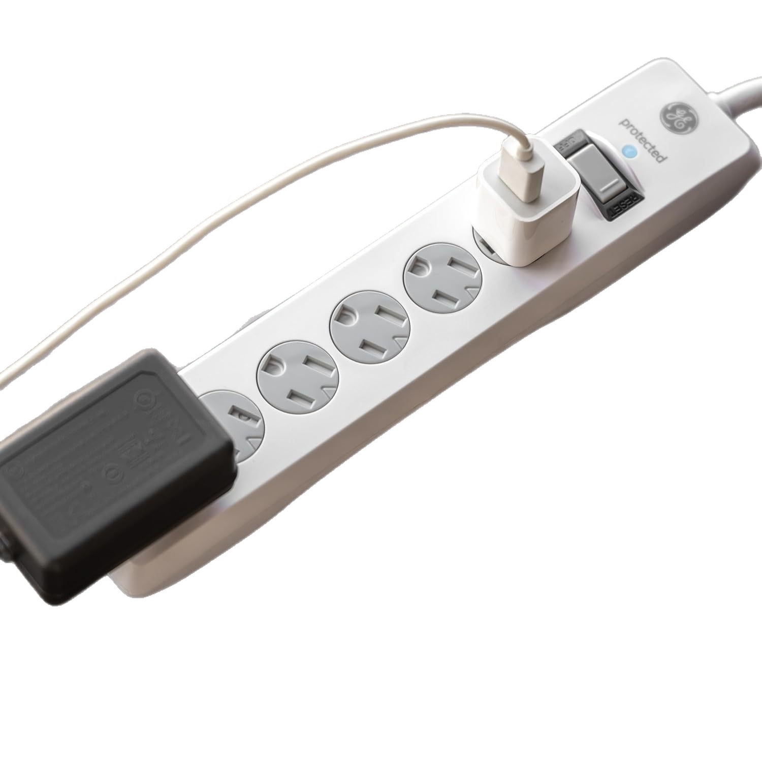 Cable multifuncional: el cable de alimentación de 20 pies (aproximadamente 6.1 m) está compuesto por un cable SJT de tamaño 14.
