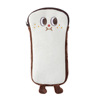 Cartoon plush cute capacious pencil case, storage bag for elementary school students, Korean style, toast