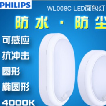 Philips Minghui Led Small Panel Light Wl008C Led10 15W Round Oval Sensor Ceiling Light 2026