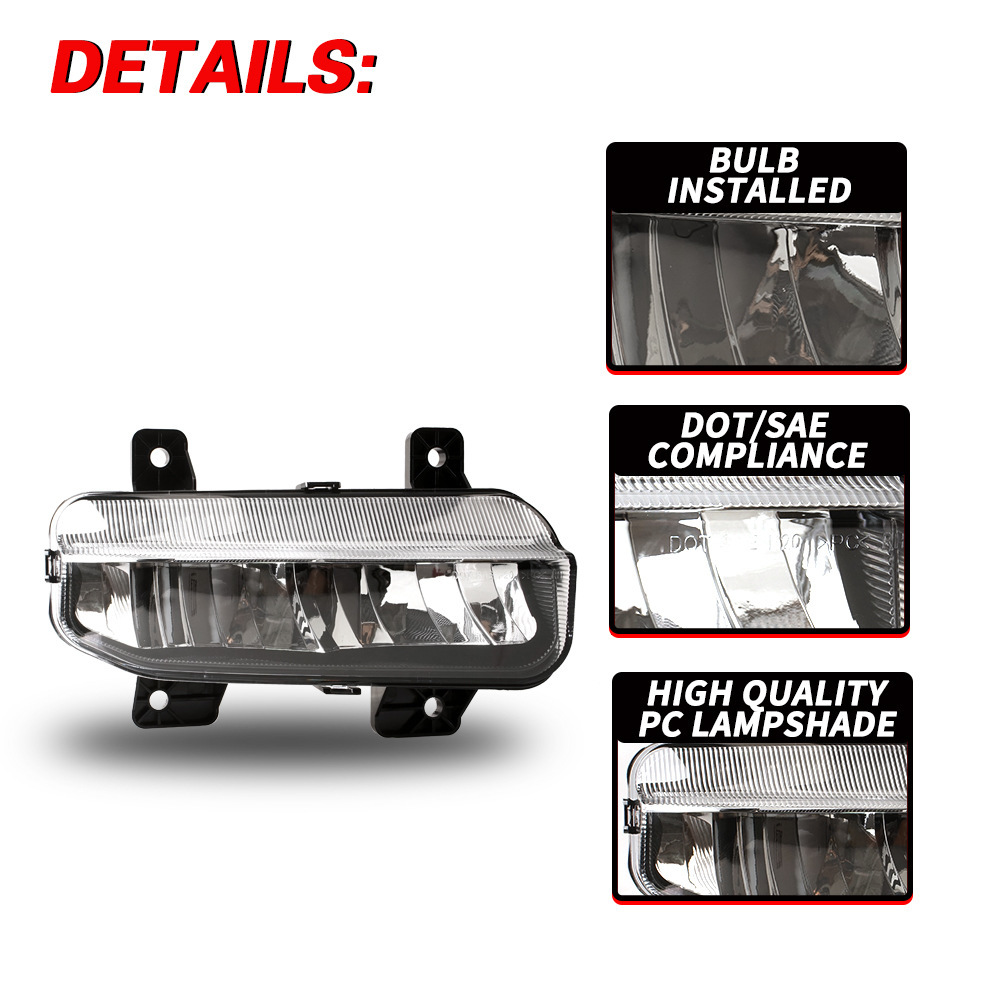 Aplicable a Dodge 20 / 21 nuevo 20 - 21 Ram RAM1500 2500 conjunto de lámpara de niebla delantera lámpara de barra de luz diaria