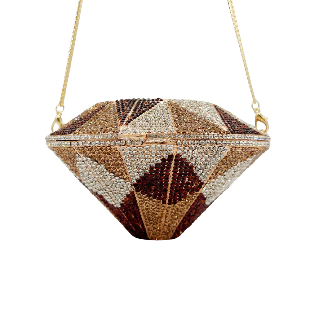 BL130 diamantes estereoscópicos bolsos de cristal de diamantes bolsos de banquete bolsos de mujer