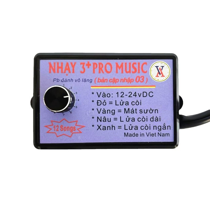 Música general vietnamita de ocho tonos de doce tonos de automóviles, motocicletas, camiones, altavoces multitono, caja de control de sintonización