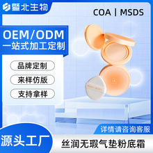 定制丝润无瑕氣墊品牌气垫粉底霜