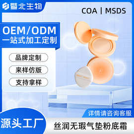 定制丝润无瑕氣墊品牌气垫粉底霜