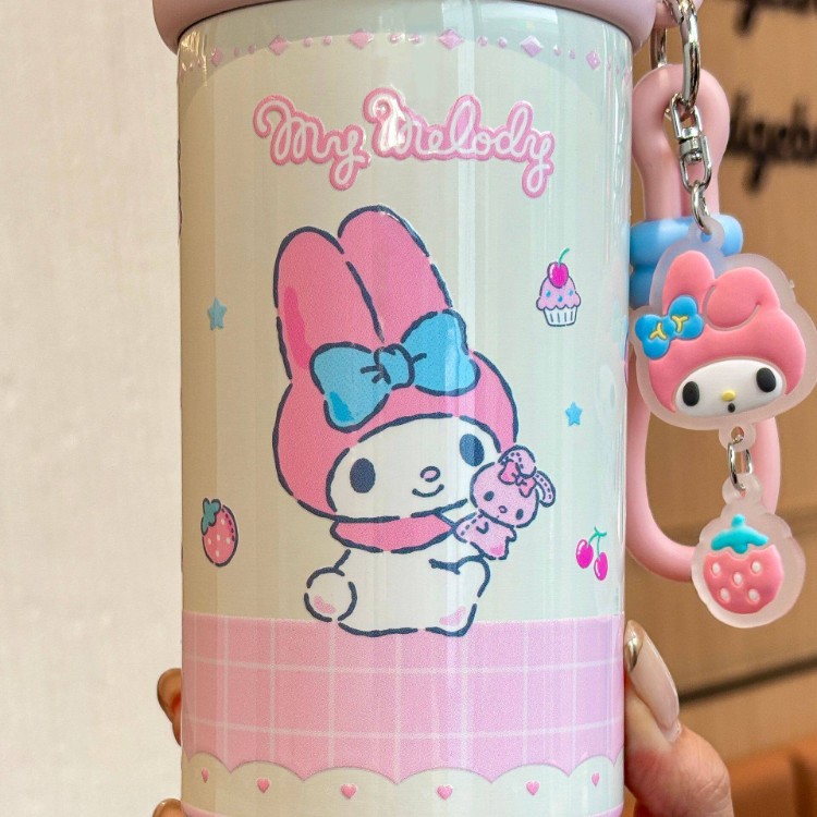 Sanrio taza de paja de aislamiento térmico 2026 nuevo tipo de taza de tritan animada para perros tritan gran capacidad