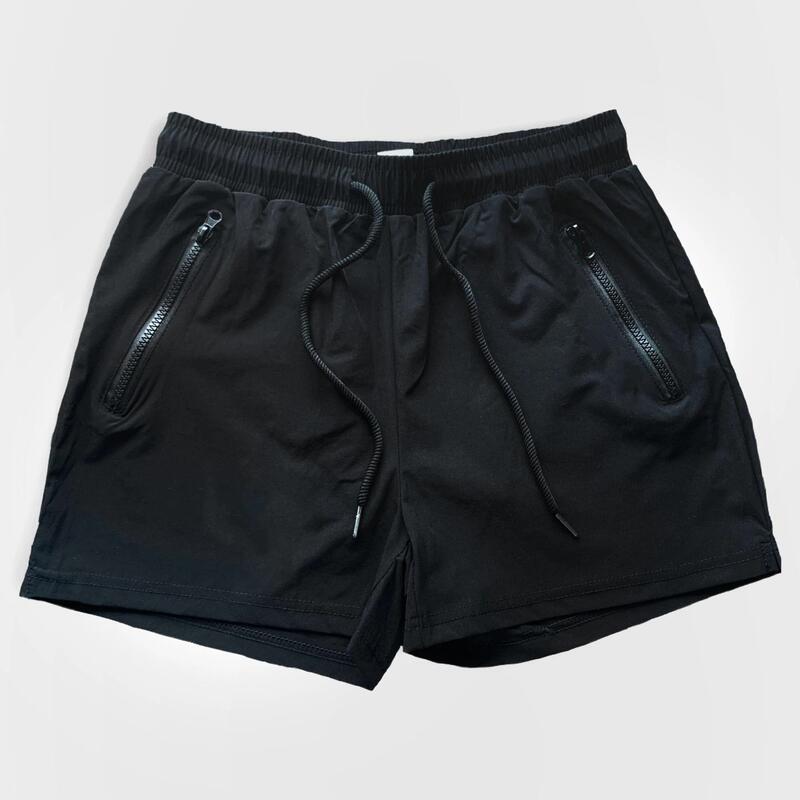 Foreign Trade Sports Quick-drying Shorts Cross-border Summer in stock Mid-waist Male Adult free size Non-liner Three-point Shorts Light Plate