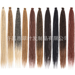 雷鬼の汚いお下げの手編みの弁子アフリカの化学繊維のかつらの十字の交差のDreadlock Extensions