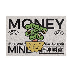 風水寶地入戶門地墊家用進門口地墊創意設計防滑刮泥蹭土絲圈地墊