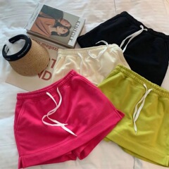 Children's Short Pants for Summer Outwear - Casual and Stylish Solid Color Kids' Clothing 2024 - Baby Pants Skirt Pants Korean Style Hot Pants