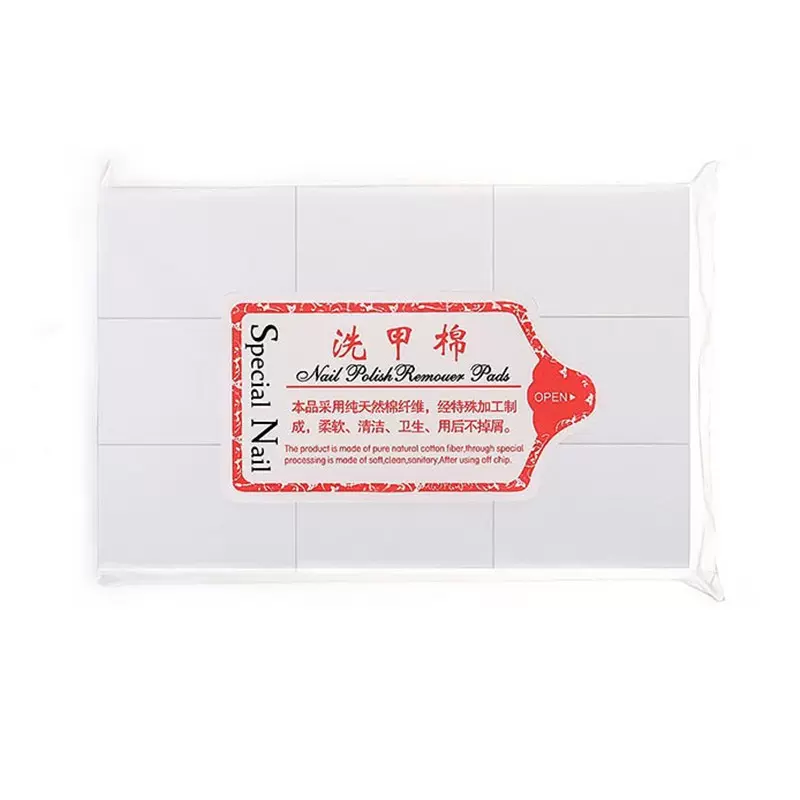 新款跨境硬甲棉 洗甲棉卸甲棉洗甲巾硬质不掉毛美甲清洁工具美甲