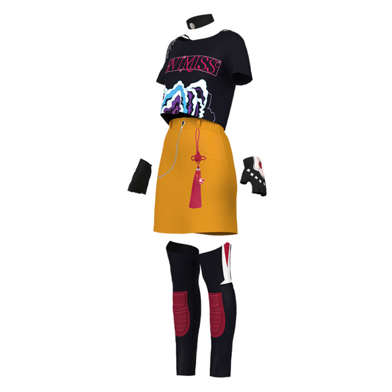 嘉美新品韩流女团K-POP猎魔女团cos服鲁米米拉佐依cosplay服装|undefined