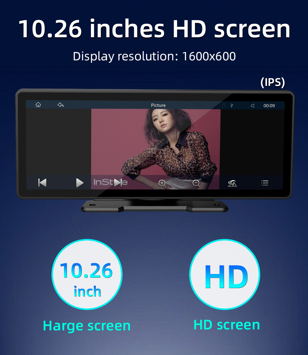 Cross-Border 10.26inch Portable In-Car Mp5 Player Multi-Functional Carplay Car Navigation Mp5