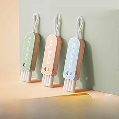 Three-in-one cup lid cleaning brush, Japanese-style silicone ring groove bottle brush, cleaning brush that can clean thermos lid gaps