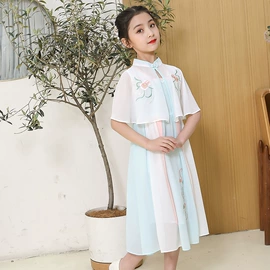 童民族服装;儿童表演服;童汉服