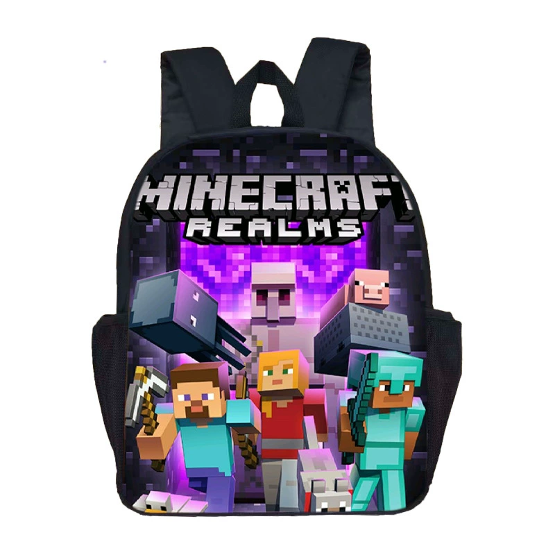 Новый школьный рюкзак Minecraft с принтом, ранняя школьная сумка, единый оснащенный набор, оптовая продажа