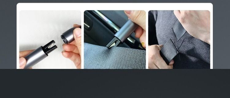 One-second self-defense safety hammer, emergency car multifunctional hammer for breaking windows and saving lives, temporary use in the car