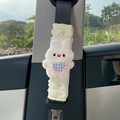 Car Interior Decoration, Car tissue box/set - apron-bunny-puff-shoulder-cover-single