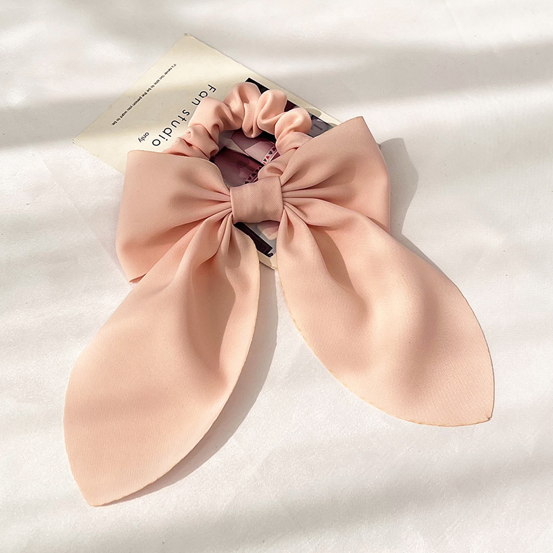 Basic Classic Style Solid Color Cloth Hair Tie display picture 4