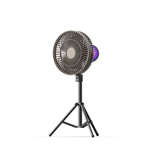 Portable Outdoor Camping Fan with USB Power Bank, Mosquito Killer, Hanging Fan, Desktop Tripod Light