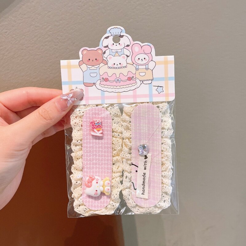 7# ピンク猫ベルクロ 2 個セット、約 10.5*4.5 センチメートル