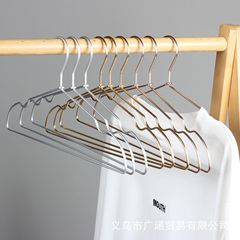宇宙アルミ合金中実無痕滑り止め金属鉄線ハンガー収納ハンガー洋服店家庭用卸売り