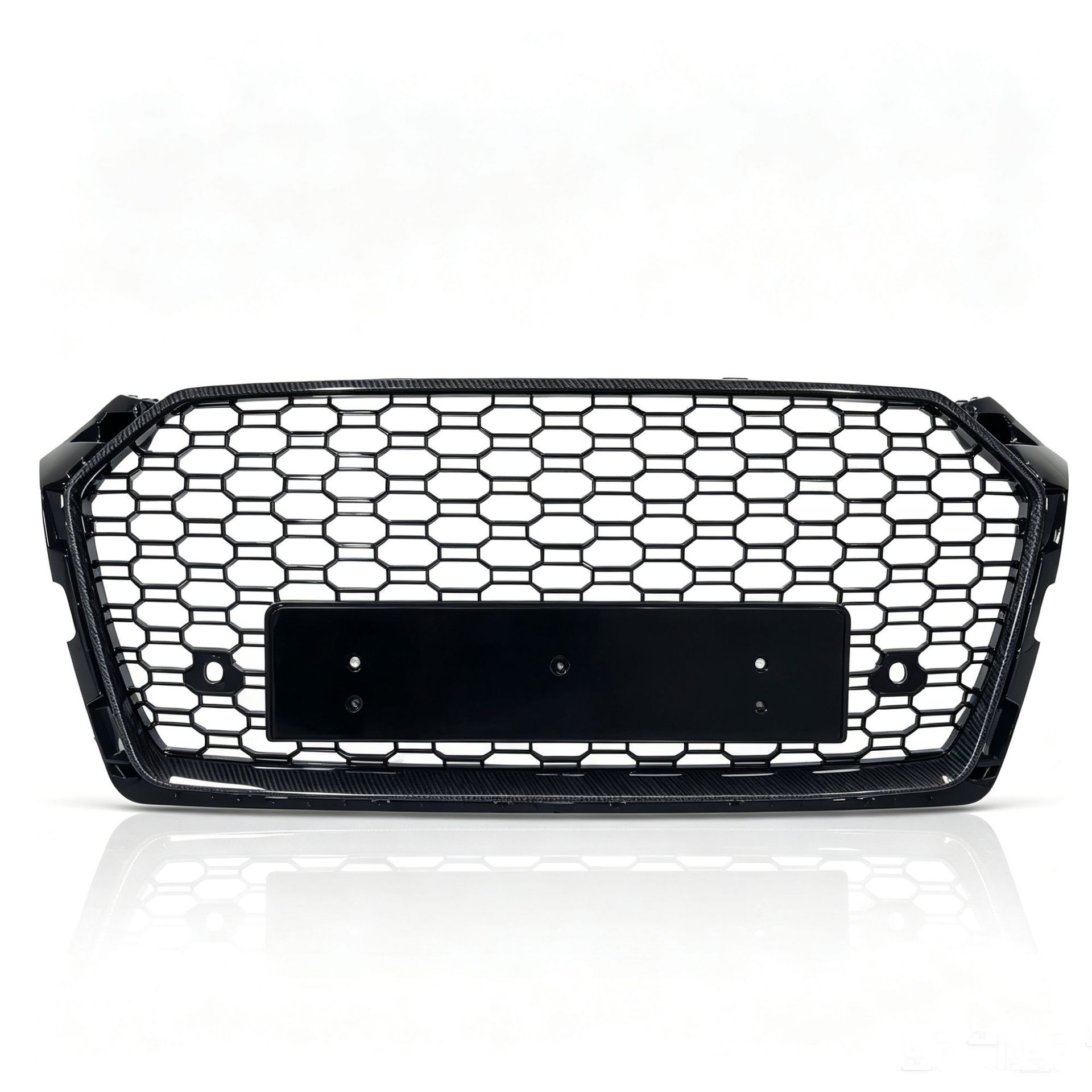 Suitable for 2018-2019 Audi A5/S5 B9 carbon fiber pattern RS5 honeycomb grille
