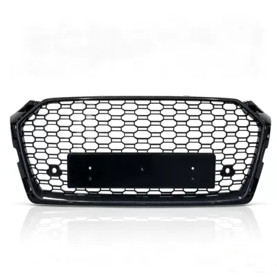 Suitable for 2018-2019 Zhongwang - 2017-2019-a5-carbon-fiber-grille-without-logo