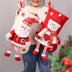 クリスマスの靴下の大きいサイズのクリスマスの装飾の贈り物の袋の幼稚園の子供のクリスマスの靴下のペンダントのメーカーの爆発金
