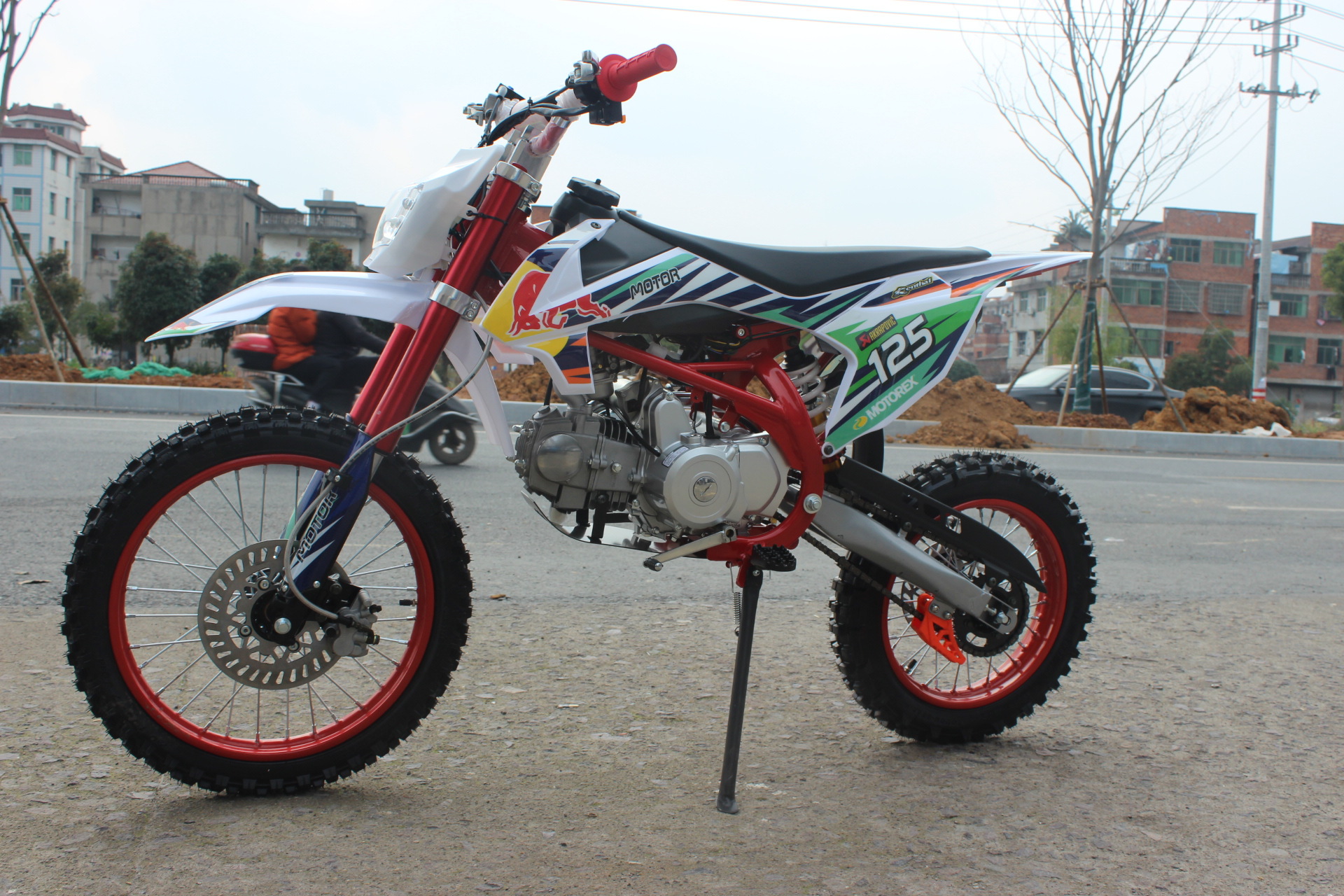Foreign Trade Export 125Cc Large Off-Road Motorcycle, Brand New High-Specification Mountain Racing Two-Wheeled Off-Road Racing Bike