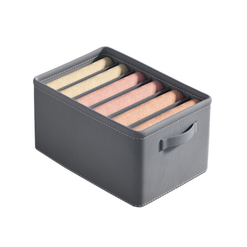 Wardrobe storage box pants storage folding clothing compartment drawer storage box jeans fabric bedroom home