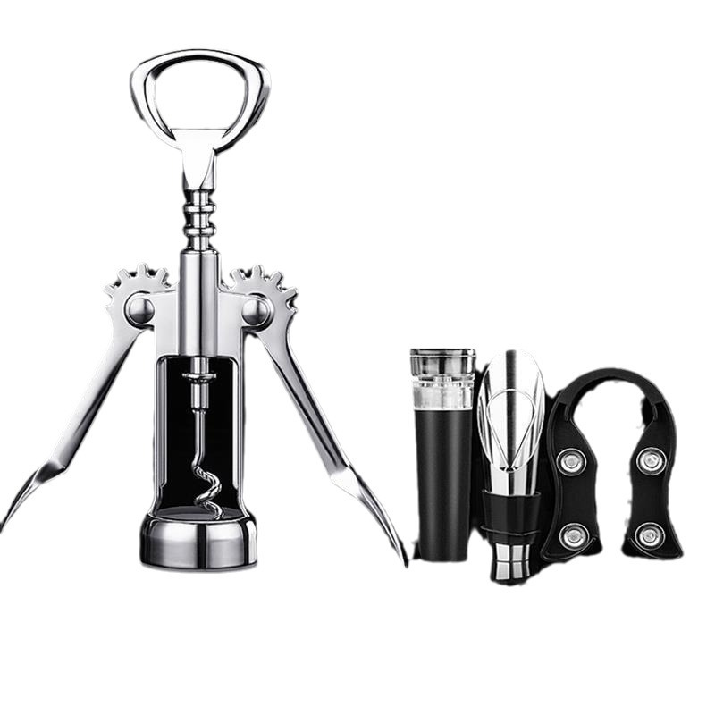 와인 병따개 가정용 다기능 바다 말 칼 와인 맥주 오픈 와인 오프너 병따개 세트 사용하기 쉽고