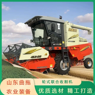联合收割机农用大型泰利农王轮式新款小麦稻谷机收割机脱粒全新