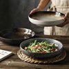 Japanese -style tableware dish dish home ceramic creative bulls breakfast breakfast board sushi retro flat