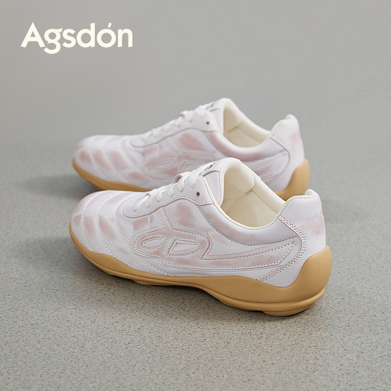 Augustion Ballet alemán zapatos de entrenamiento femenino 2025 nuevos zapatos Forrest Gump deportivos de verano zapatos blancos casuales planos ligeros