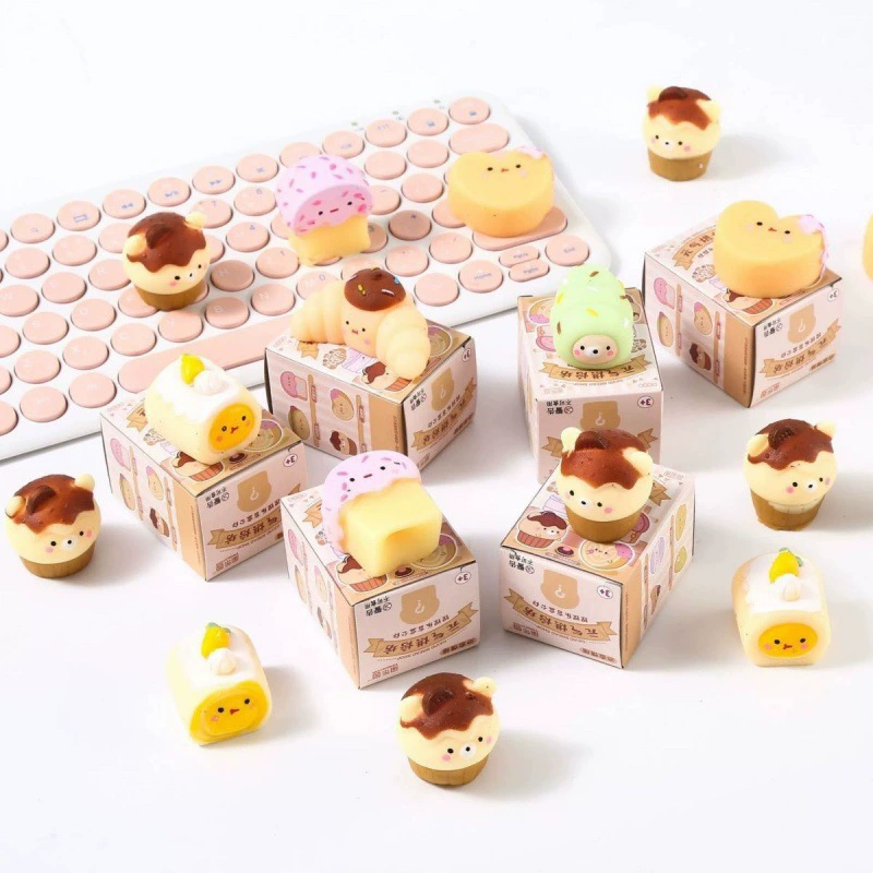 Squishy Blind Box Toy — Baking Cake Series, Anti-Stress Slow-Rise, Random 1-Pack