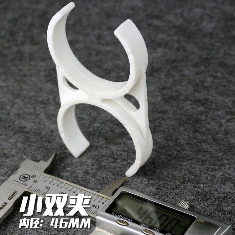 Pequeño purificador de agua T33 accesorios de plástico 50MM elemento de filtro soporte fijo elemento de filtro clip paralelo pequeño clip doble