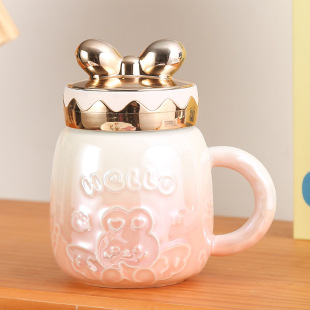 ins style cute mug girl heart birthday gift for boys and girls hand gift water Cup ceramic cup