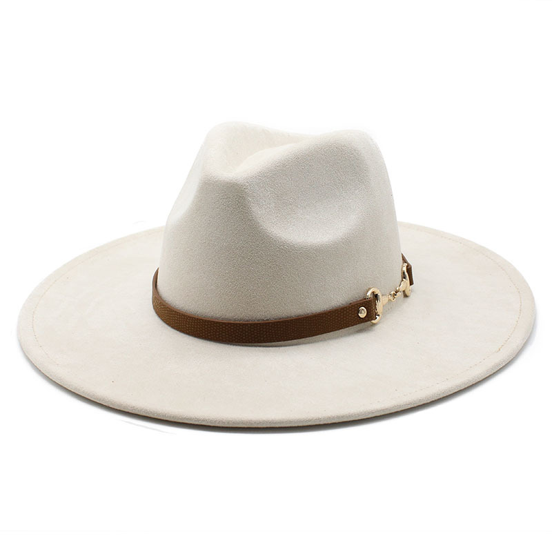 Dapai Casual Cowboyhoed van verborgen suède voor dames, geschikt voor buitenactiviteiten zoals paardenraces en festivals, en als stijlvolle herenhoed._voghion.com