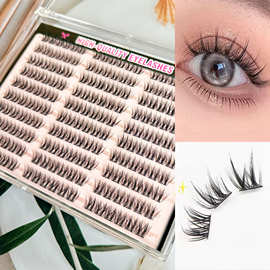 外贸亚马逊美鼠系拍照神器灵动大眼氛围感蓬松立体百搭跨境假睫毛