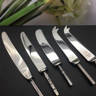 Die-casting knife mold customized all kinds of forged stainless steel dinner knife steak knife cheese knife source manufacturer