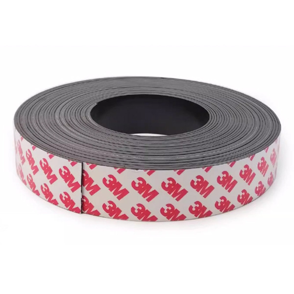 Rubber magnetic self-adhesive round fridge magnet