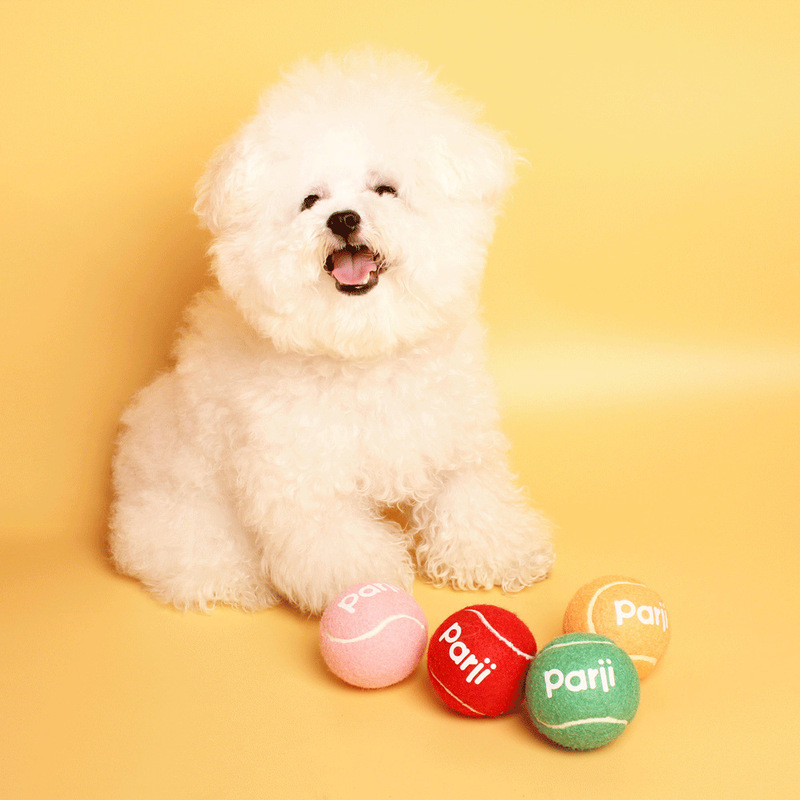 ペットのおもちゃ、犬の音のテニスボール、歯ぎしり、噛みつきにくいテディコッキーファー、自己楽しみと退屈解消、高弾性ゴムボール|undefined