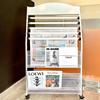 Iron Newspaper Rack The newspaper stand Magazine rack Book Newspaper And Magazine Racks periodical Display rack Promotional materials stand to ground