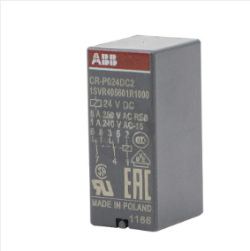 1SVR405600R1000;CR-P024DC1；10038809/ABB插拔式继电器原装正品