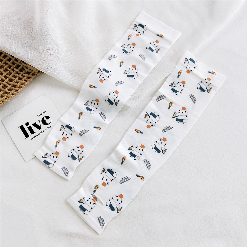 Cartoon Character Ice Silk Sunscreen Sleeves display picture 31