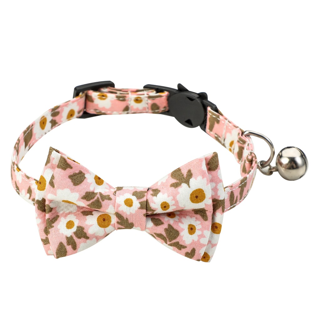 Transfronterizos para fabricantes de algodón spot pequeño collar de gato pet bow collar de gato