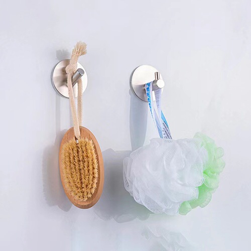Hook mop hanging organizer hanger free of punching wall hanging bathroom broom clip artifact fixed buckle